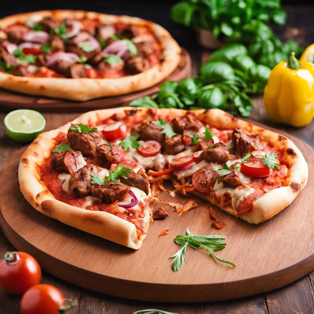 Kebab Pizza
